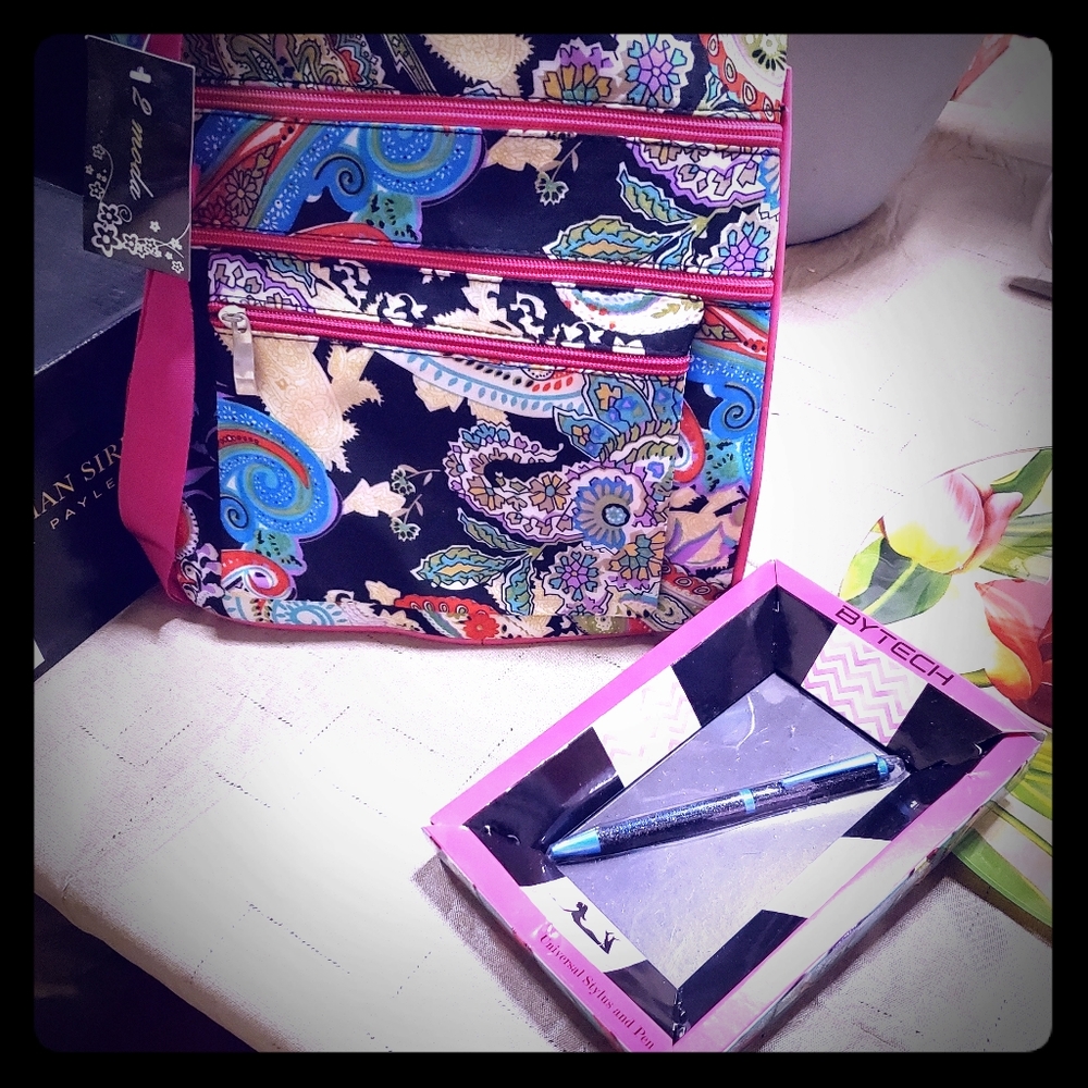 Crossbody bag and Stylus Pen